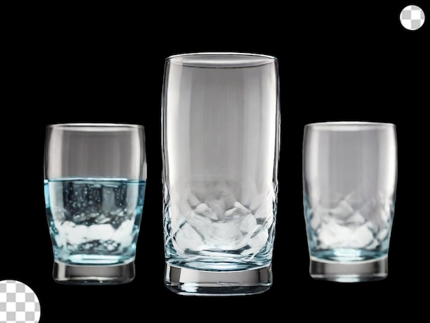 Wasserglas-set png transparent