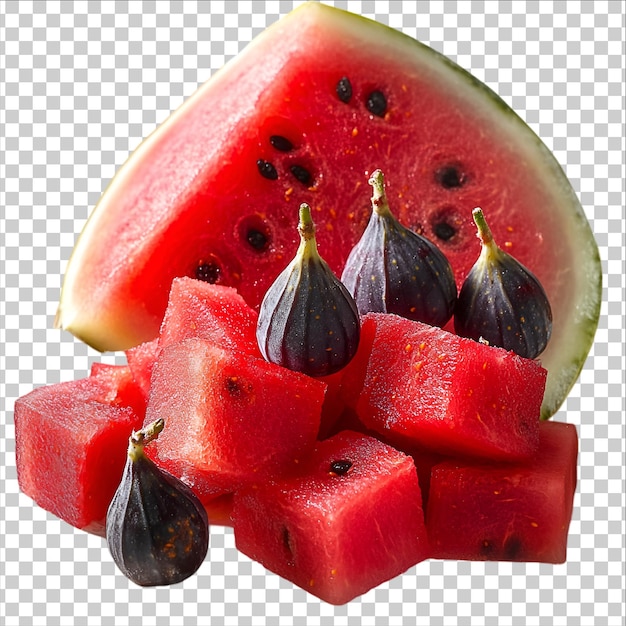 Wassermelone und Feigen