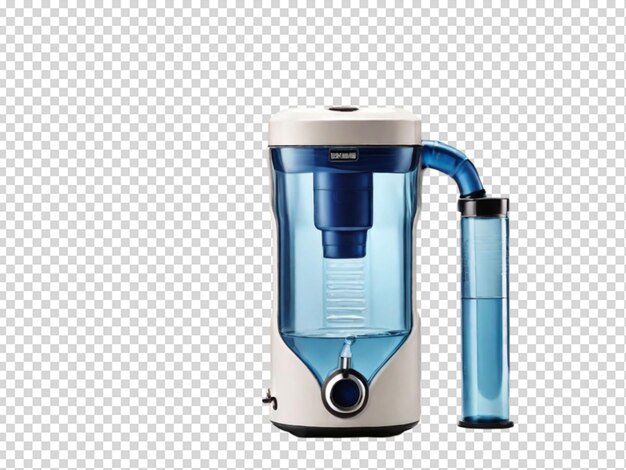 PSD wasserreiniger, isoliert auf durchsichtigem hintergrund