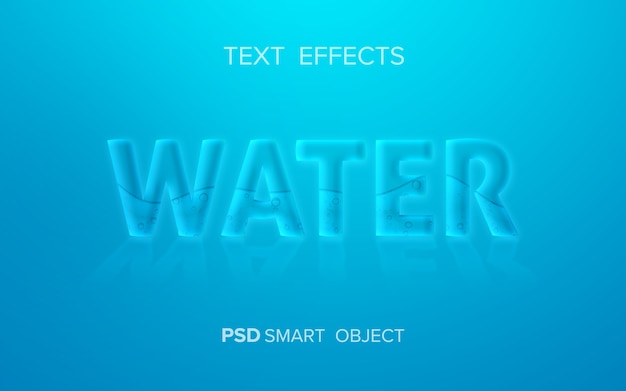 Wassertexteffektmodell m