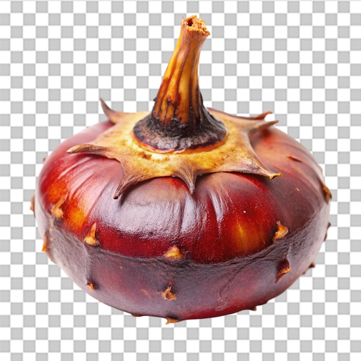 PSD water chestnut on transparent background