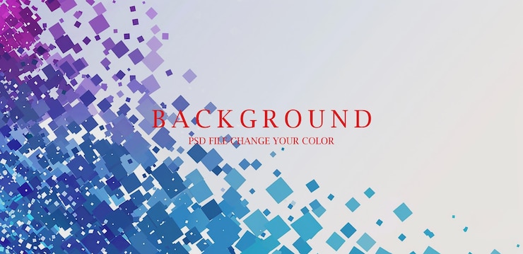 PSD wave dynamic 3d abstract background