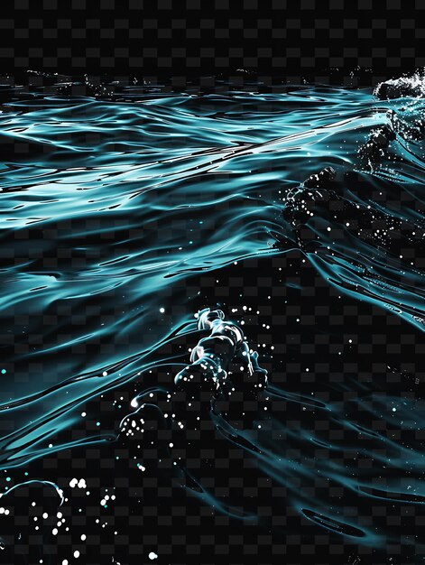 PSD a wave in the water with the words quot ocean quot on the bottom