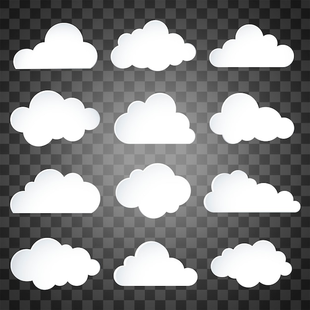 Weather png sticker collage 3d carina trasparente collezione di clip flat