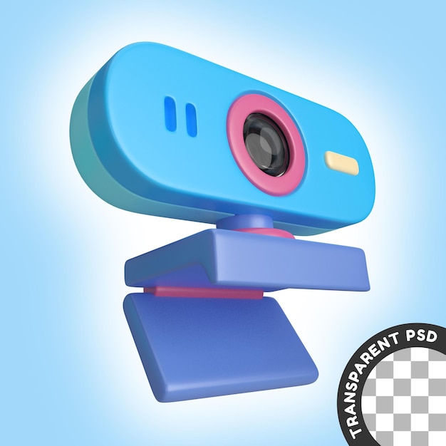 Web cam 3d-illustrationssymbol