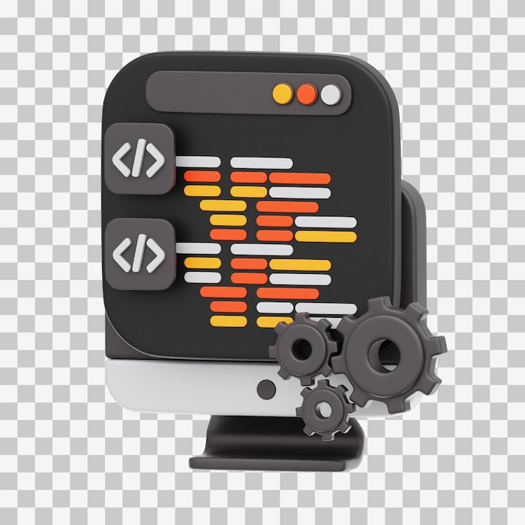 PSD web maintenance 3d illustration
