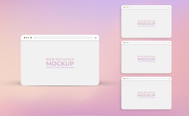 Webbrowser-Bildschirmmodell