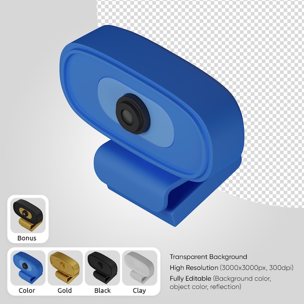 PSD webcam 3d