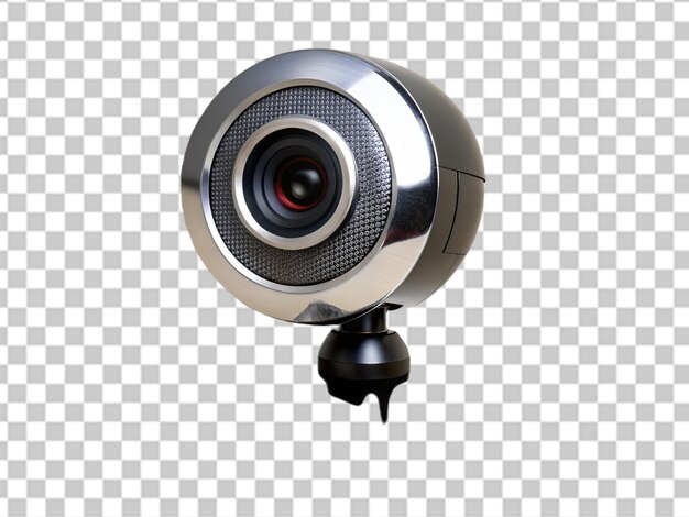 PSD webcam aislada en un fondo transparente