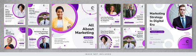 Webinar Business Marketing Instagram-Beitrag