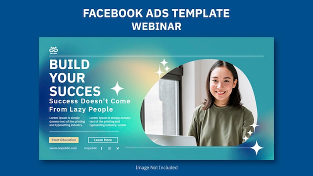 Webinar-Klasse für Facebook-Anzeigenvorlagen