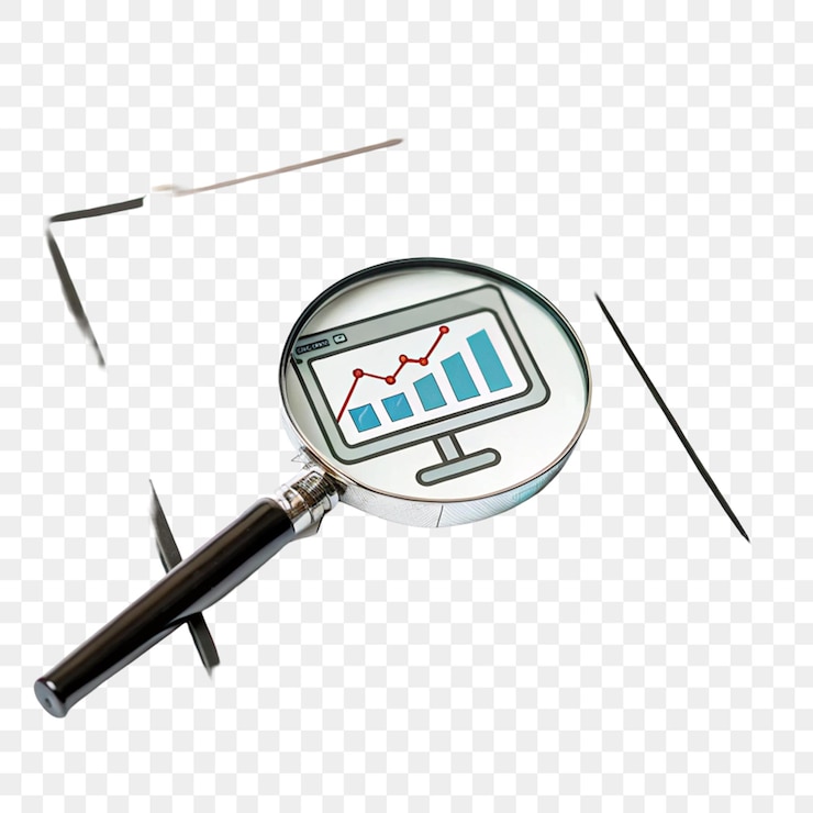 PSD webseitenanalyse optimierung ikonen illustration isoliert auf durchsichtigem hintergrund