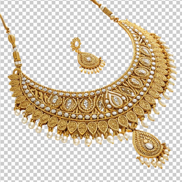 wedding gold necklace