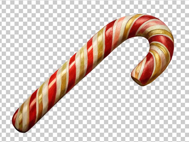 PSD weihnachts-candy cane 3d-objekt