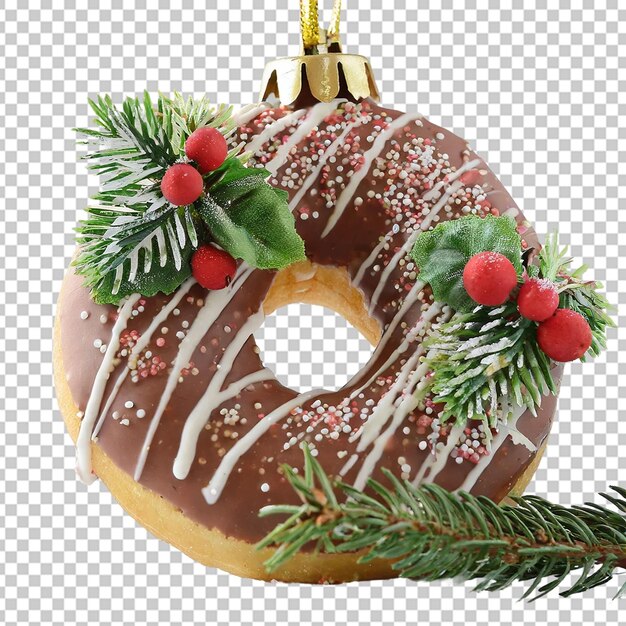 PSD weihnachts-donuts-ornament