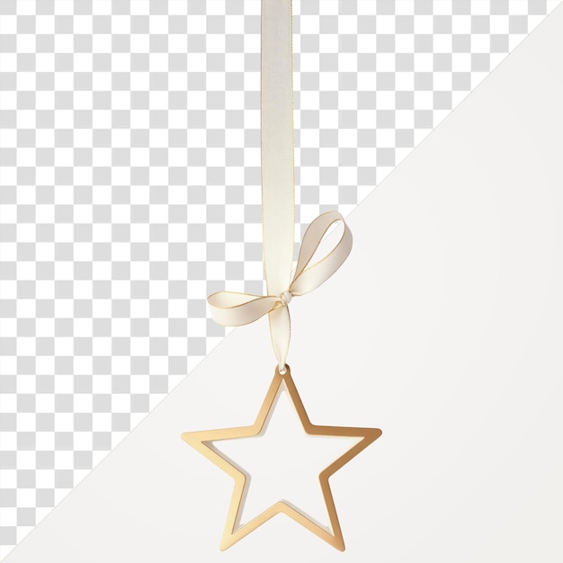 Weihnachtsband mit PNG-Stern