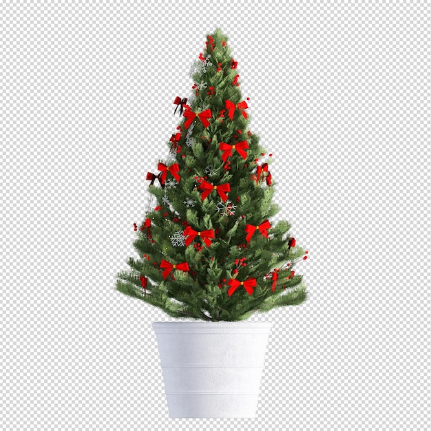 Weihnachtsbaum im 3d-rendering