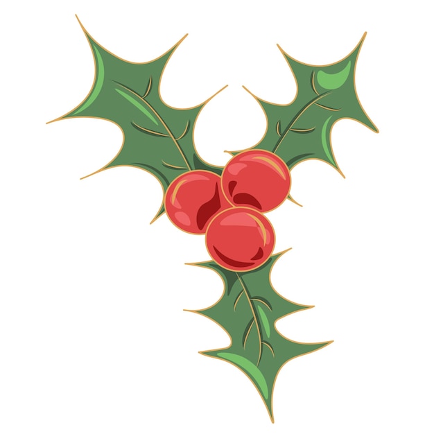 Weihnachtsbeeren hinterlässt Grafiken