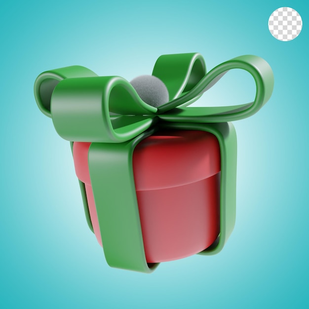 Weihnachtsgeschenk 3D-Illustration