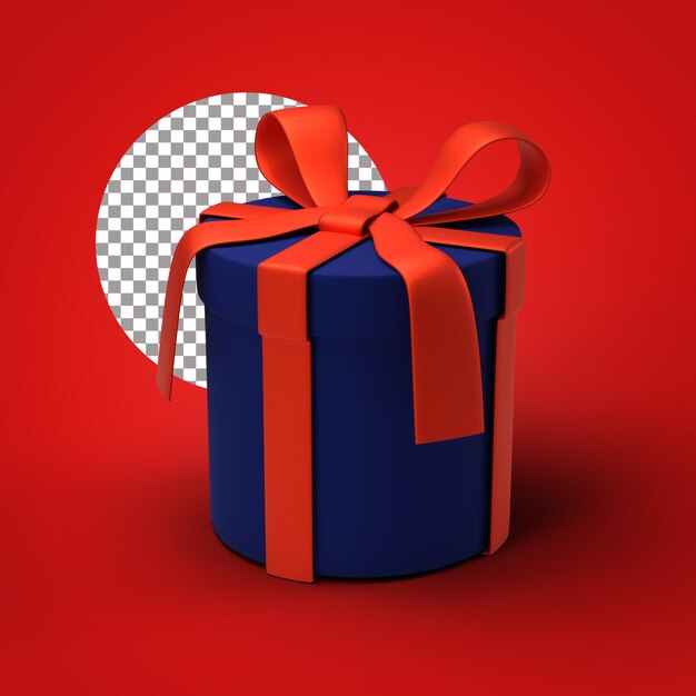 Weihnachtsgeschenkbox 3D-Rendering