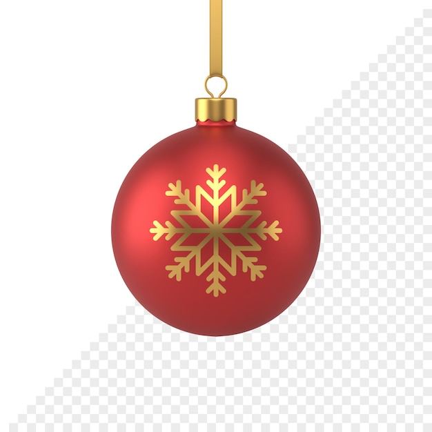 PSD weihnachtskugel 3d-symbol