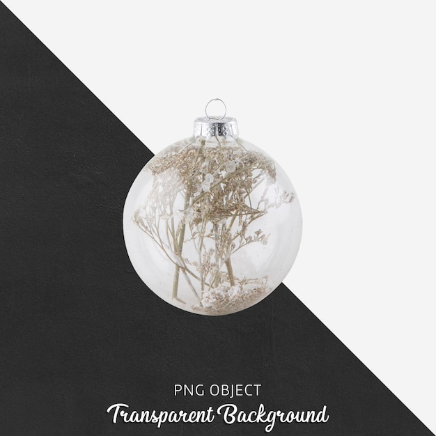 PSD weihnachtskugel auf transparent