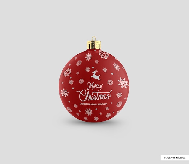 Weihnachtskugel MockUp