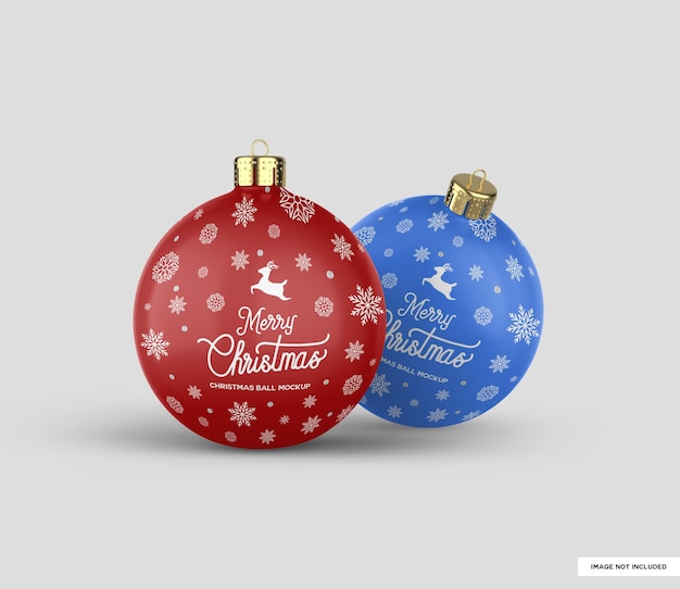 Weihnachtskugel mockup