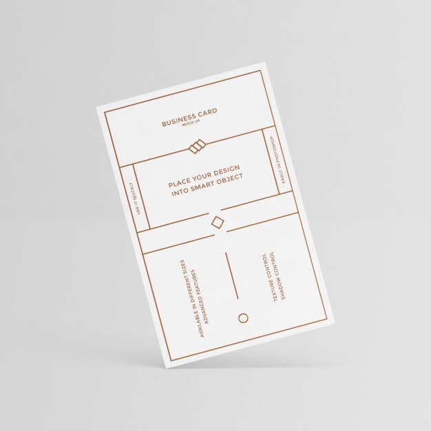Weiß Visitenkarte Design