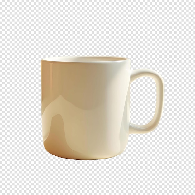 Weißer Kaffeebecher