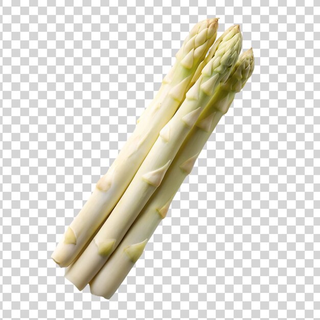 PSD weißer spargel auf durchsichtigem hintergrund