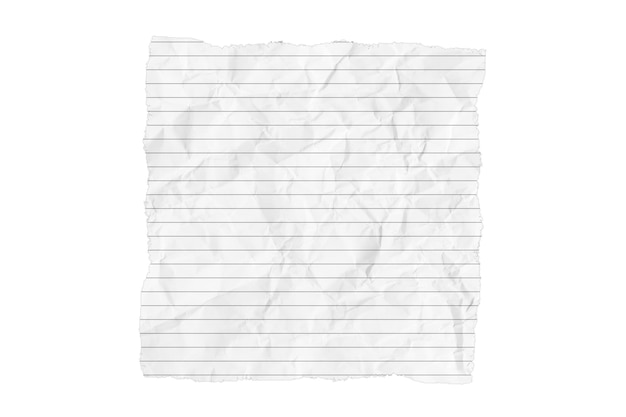 Weißes Papier mit schwarzen Linien zerrissen