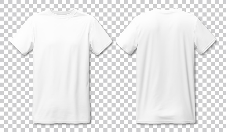 PSD weißes t-shirt-mockup-vorlagendesign