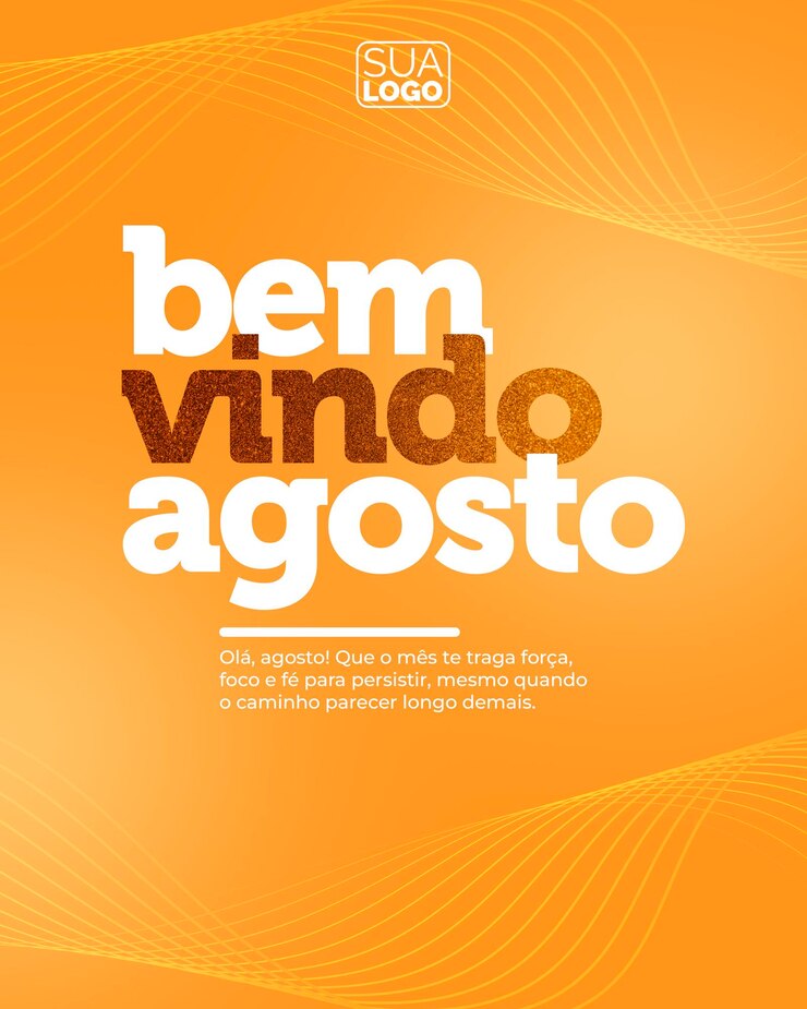 PSD welcome august a warm and inspiring greeting