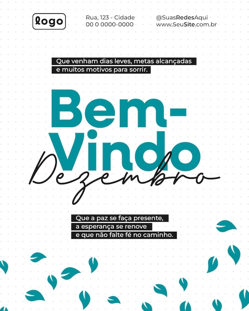 Welcome December Poster
