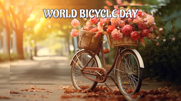 PSD welt-fahrradtag und welt-autofreier tag feiern