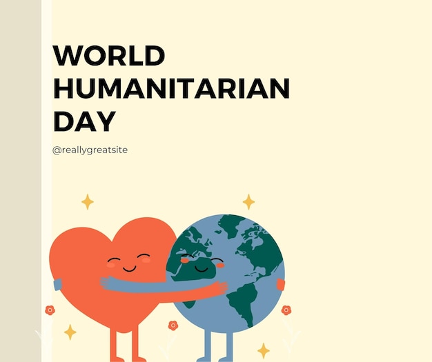 Welt-Humanitäre-Tag-Design