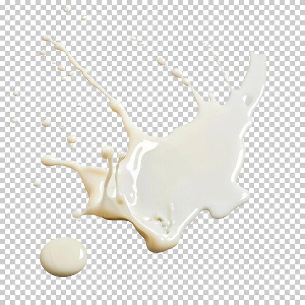 PSD weltmilchtag milch oder joghurt spritzer fließende sahne milchflasche kuh isoliert png hintergrund