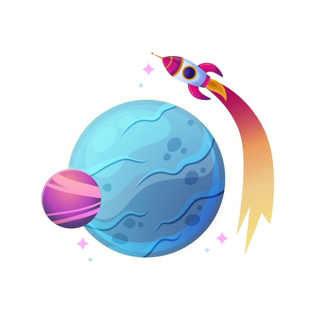 Weltraumelemente einschließlich Rakete