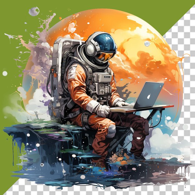 PSD weltraumtag png-illustration