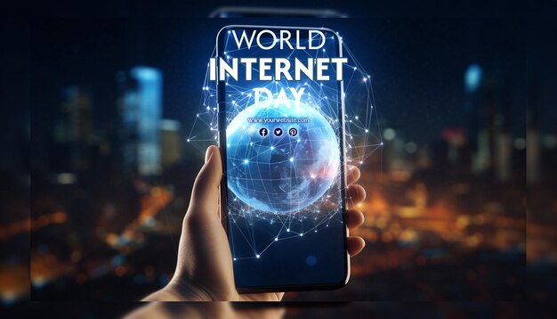 Welttag der telekommunikation und welttag des internets hintergrund für soziale medien