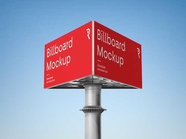 Werbe billboard mockup