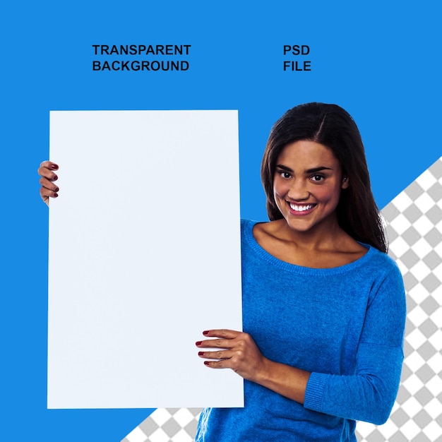 Werbebanner mit durchsichtigem, isoliertem Hintergrund