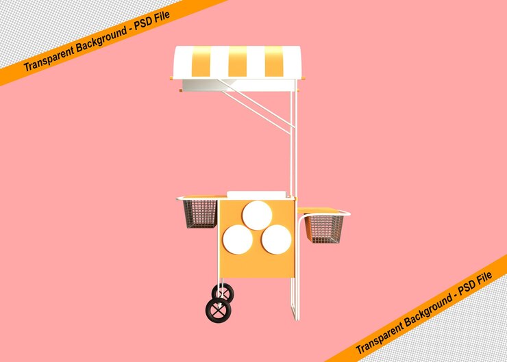 PSD werbestand 3d-design