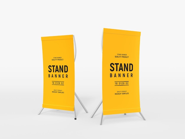 Werbestand-Banner-Modell