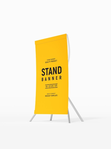 PSD werbestand-banner-modell