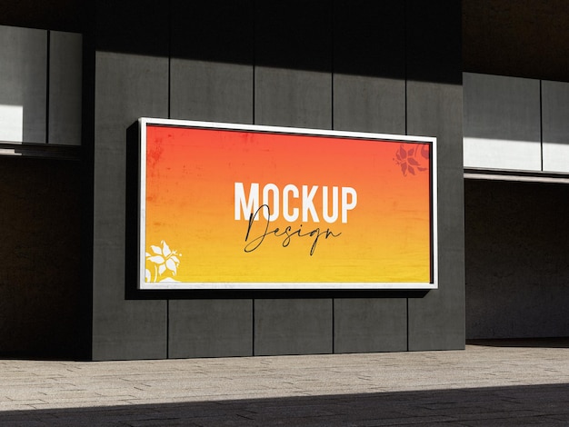 Werbetafel-Mockup