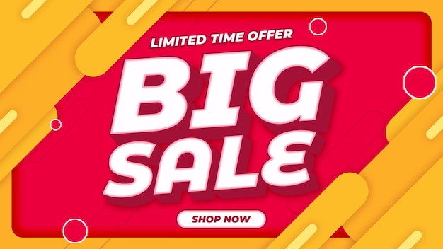 Werbung für große Verkaufs-Banner-Vorlagen