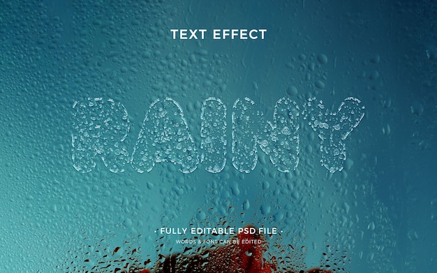 Wettertexteffekt