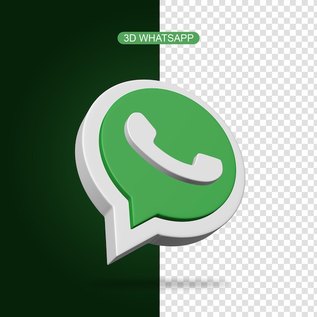 WhatsApp 3D 4